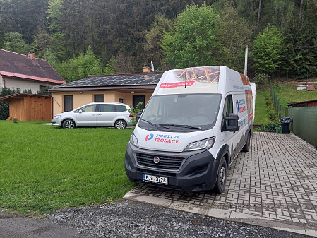 Izolace stropu rodinného domu na Jablonecku